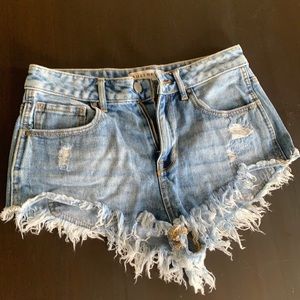 High-rise Denim Shorts - Bullhead Denim Co.